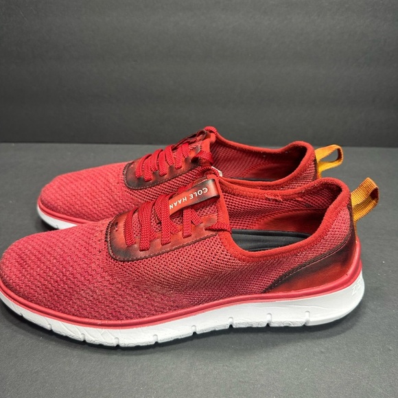 Cole Haan Men's Red Sneakers size 11 pre owned Exellent condition. - Picture 4 of 6